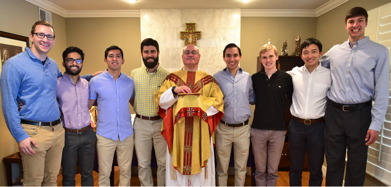 Prayer and Mass with the community